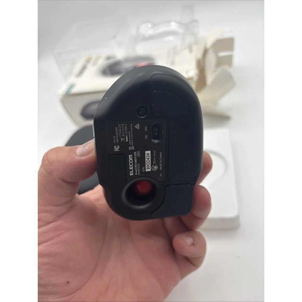 ELECOM Wireless Trackball Mouse M-MT2DRSBK S size 5-Button JP